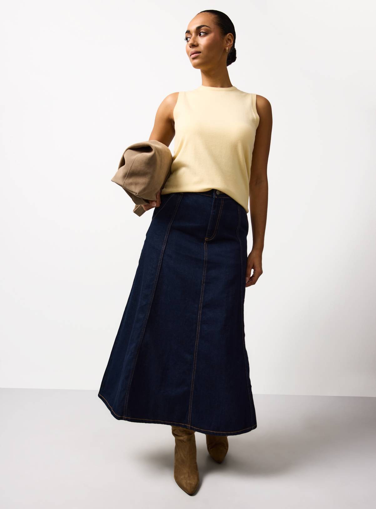 Light Yellow Soft Touch Tank Top 22 - Image 2
